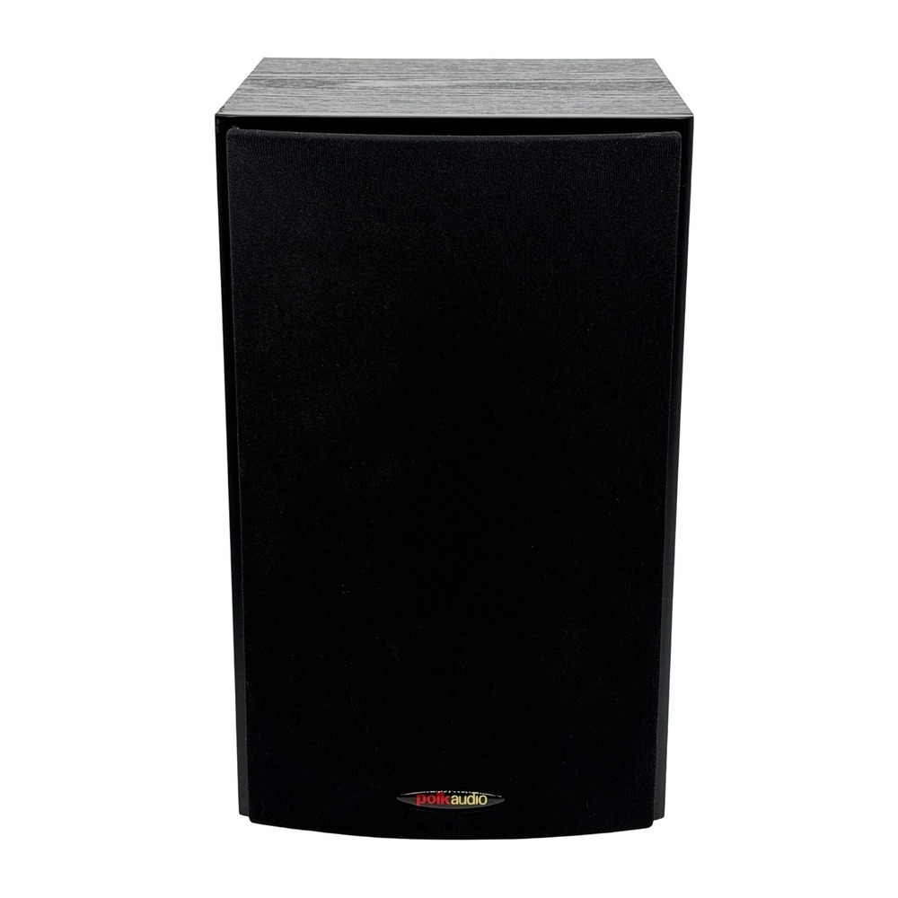 Polk Audio T15 Bookshelf Speaker Black Dynamic Balance Home Theater Single